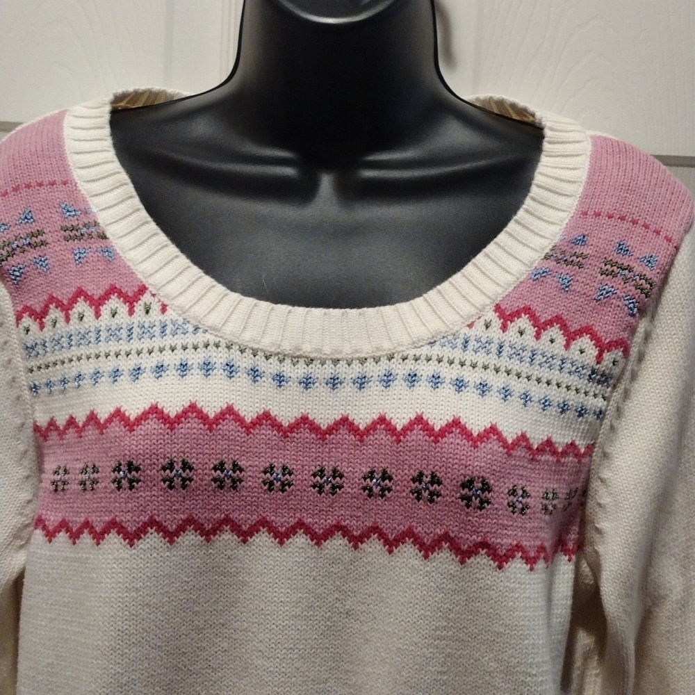 IZOD Knit Sweater LG - Picture 2 of 5